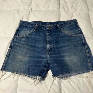 Vintage oversized Jean shorts